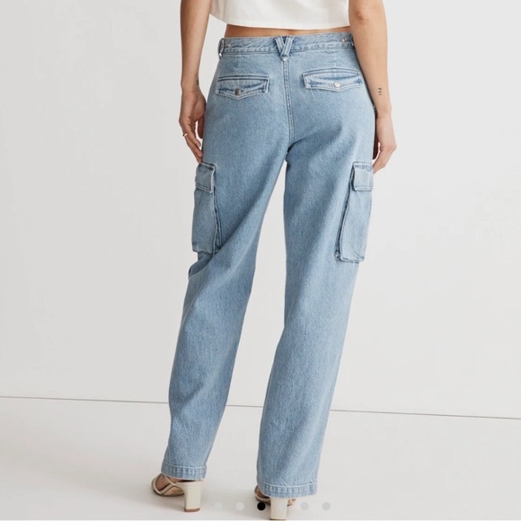 *NEW* Madewell Low Slung Cargo Jeans - Picture 3 of 16